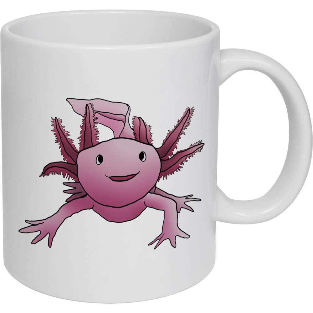 11oz (320ml) 'Axolotl' Ceramic Mug / Cup (MG00039315)