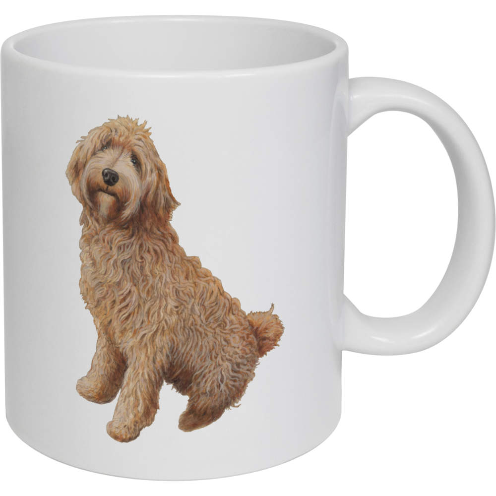 11oz (320ml) 'Labradoodle' Ceramic Mug / Cup (MG00040543)