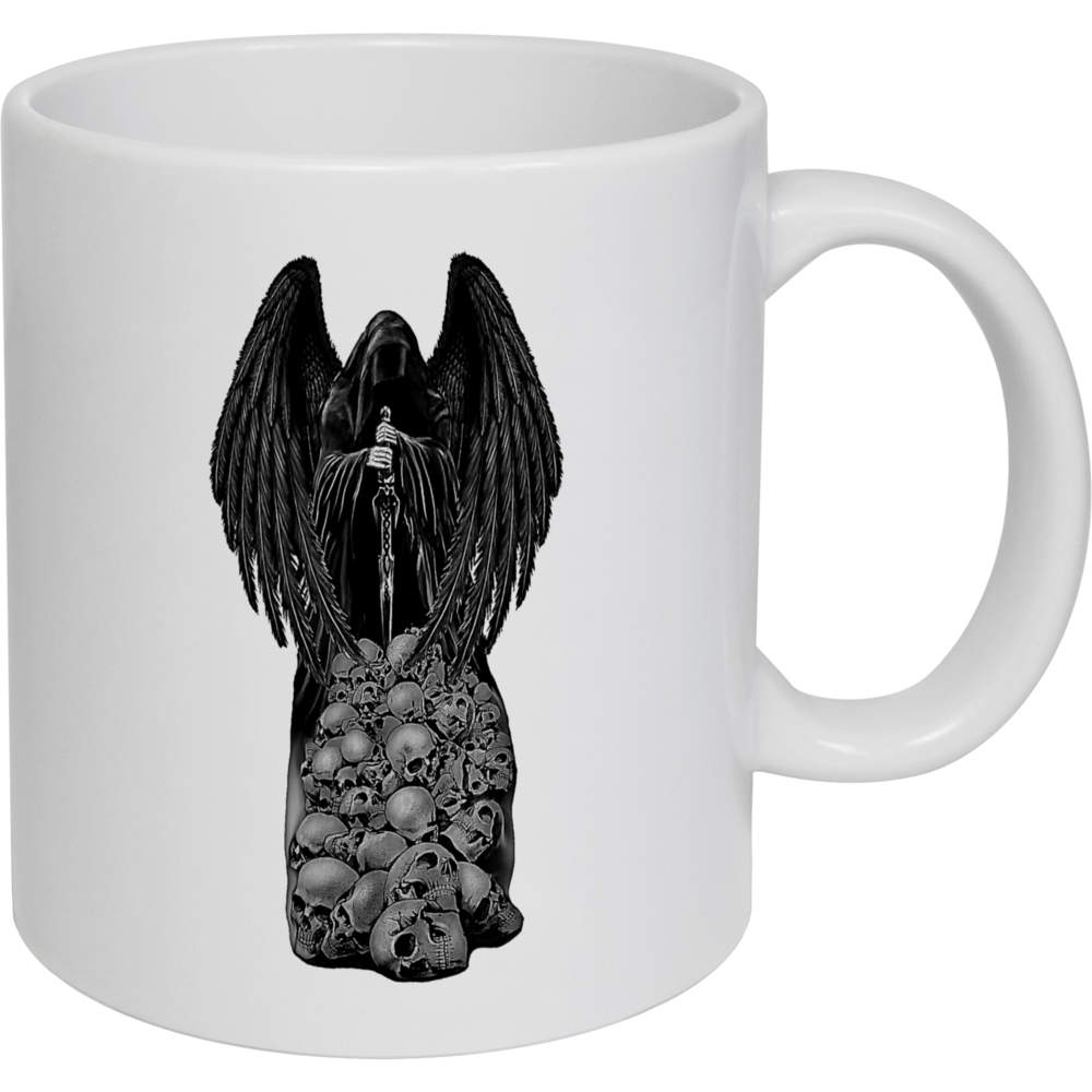 11oz (320ml) 'Angel Of Death' Ceramic Mug / Cup (MG00040861)