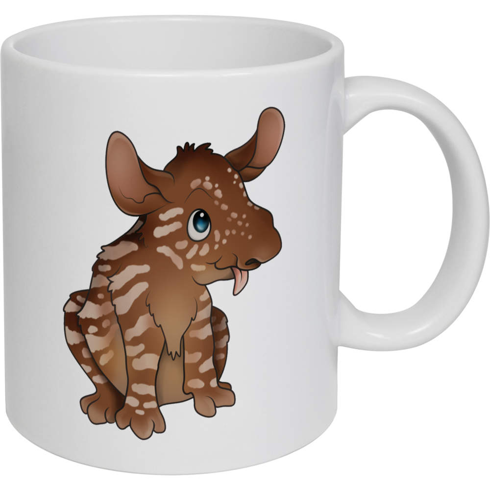 11oz (320ml) 'Baby Tapir' Ceramic Mug / Cup (MG00041303)