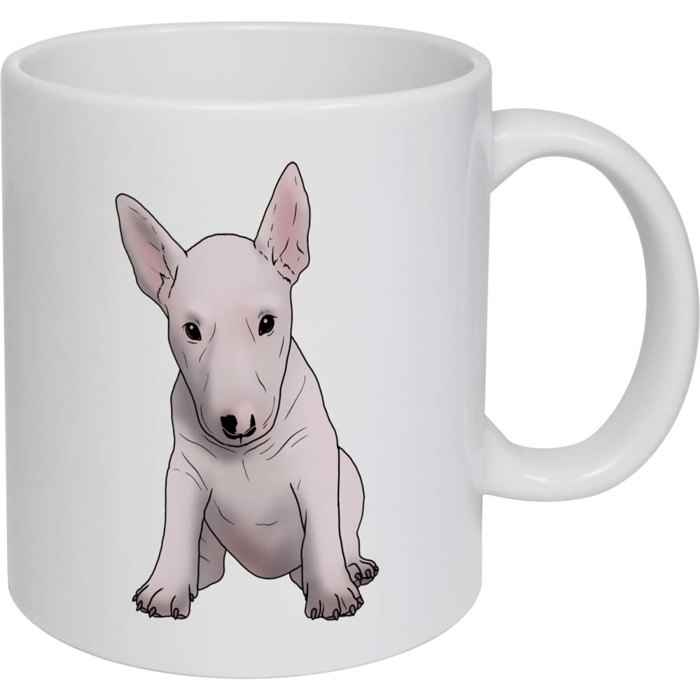 11oz (320ml) 'English Bull Terrier' Ceramic Mug / Cup (MG00052853)