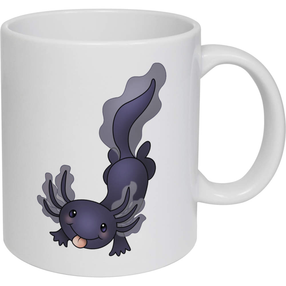 11oz (320ml) 'Cute Axolotl' Ceramic Mug / Cup (MG00060662)