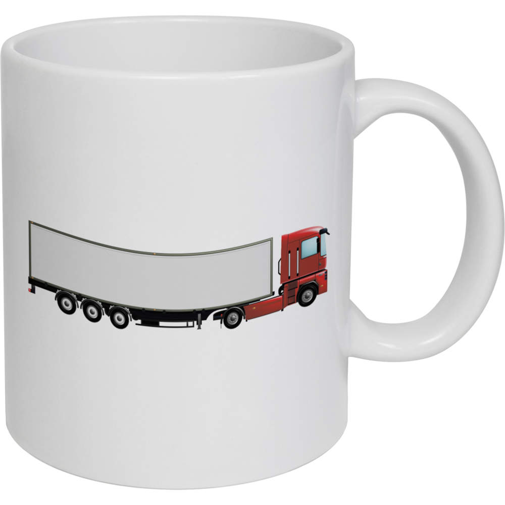 11oz (320ml) 'Heavy Goods Truck' Ceramic Mug / Cup (MG00069494)