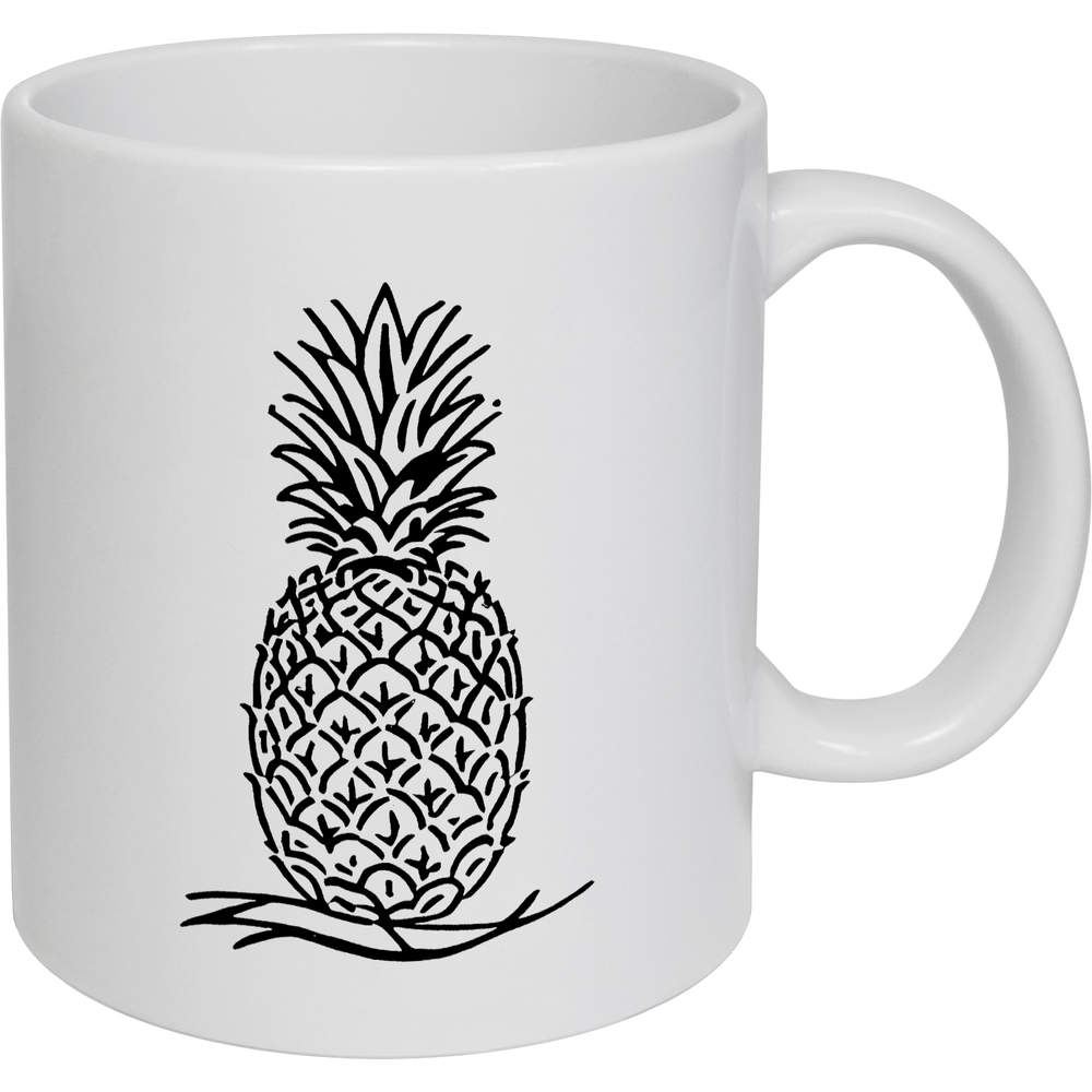 11oz (320ml) 'Pineapple' Ceramic Mug / Cup (MG00069961)
