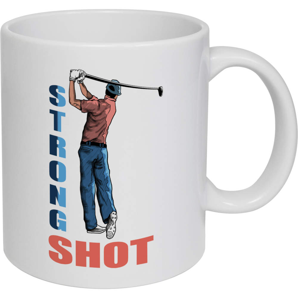 11oz (320ml) 'Perfect Strike, Golf Glory' Ceramic Mug / Cup (MG00076937)