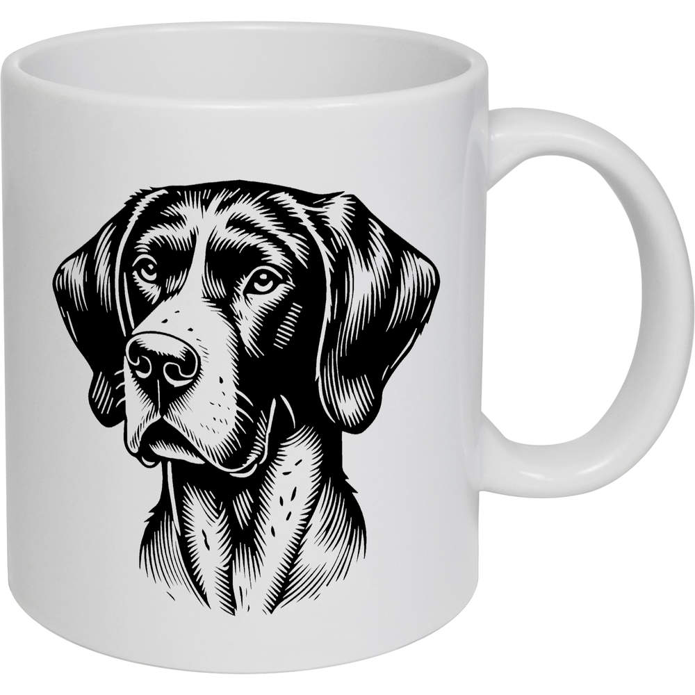 11oz (320ml) 'German Shorthaired Pointer' Ceramic Mug / Cup (MG00078595)