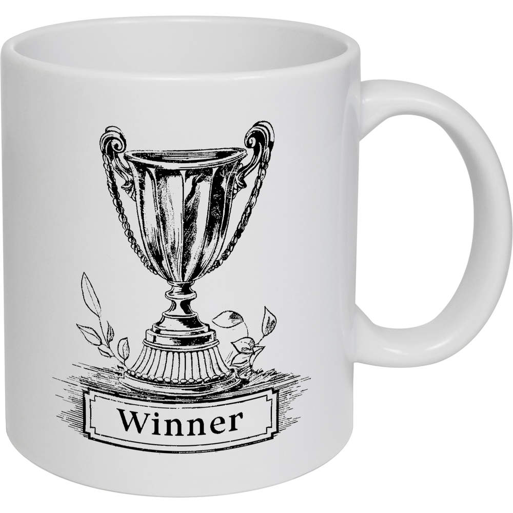 11oz (320ml) 'Winner Trophy' Ceramic Mug / Cup (MG00079904)