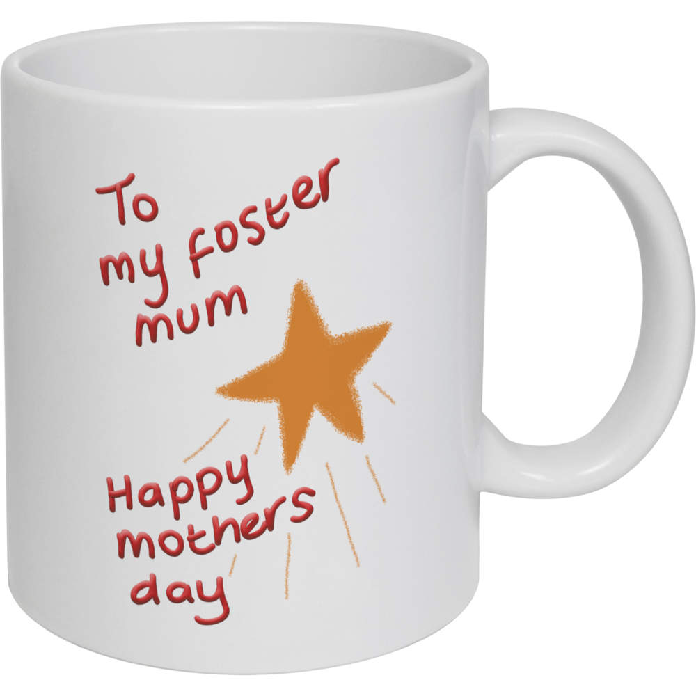 11oz (320ml) 'Foster Mum Mothers Day' Ceramic Mug / Cup (MG00086219)