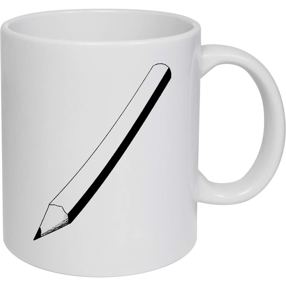 11oz (320ml) 'Single Pencil' Ceramic Mug / Cup (MG00087184)