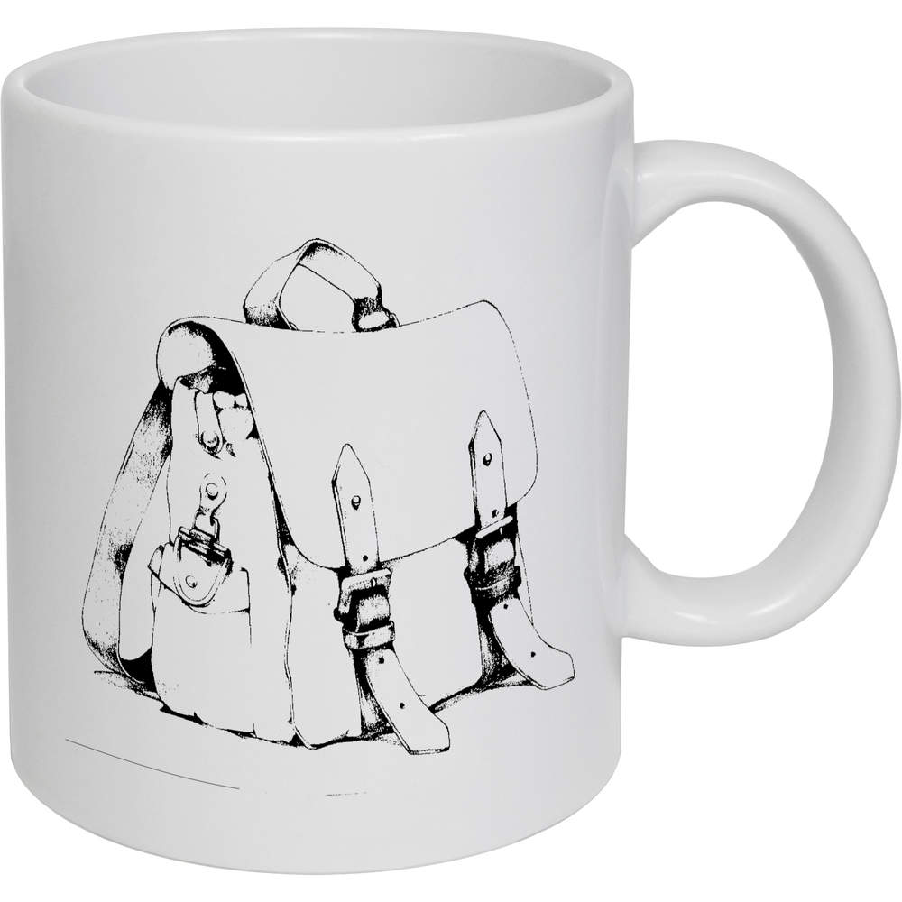 11oz (320ml) 'School Backpack' Ceramic Mug / Cup (MG00087676)