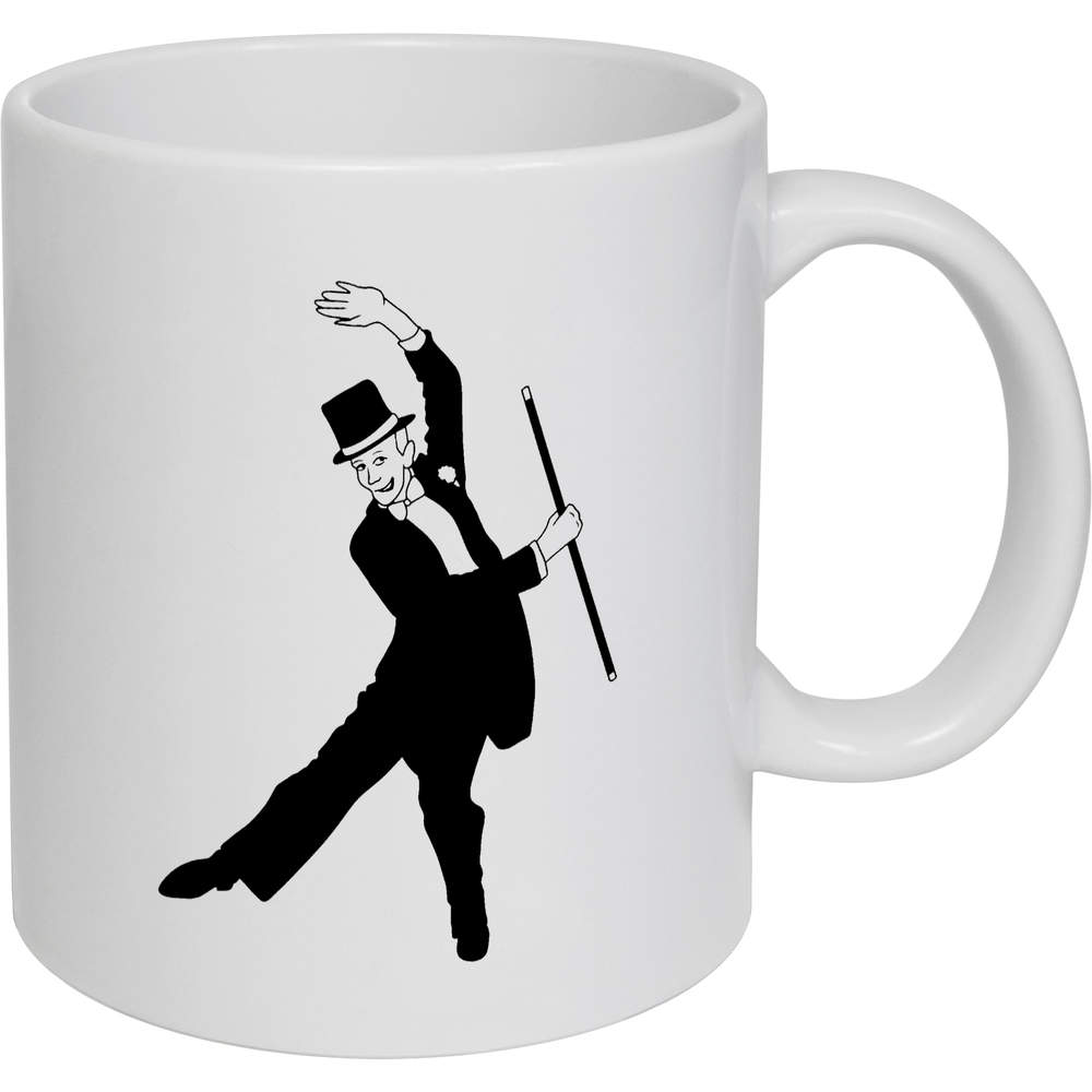 11oz (320ml) 'Dancing Man' Ceramic Mug / Cup (MG00087914)