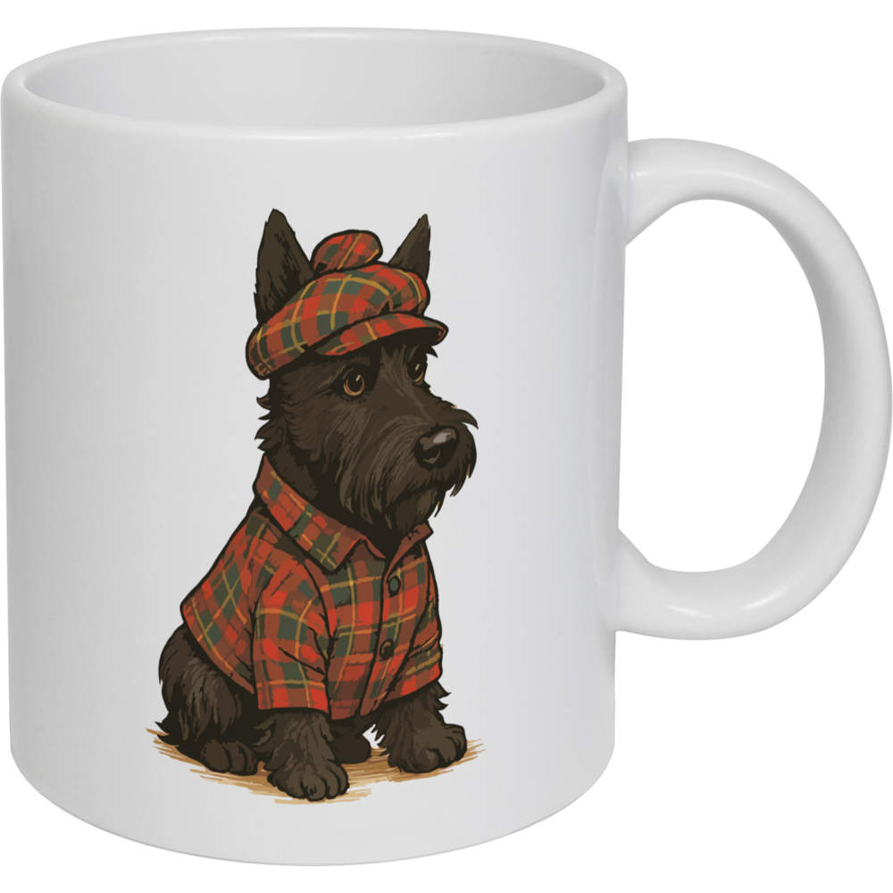 11oz (320ml) 'Scottish Terrier' Ceramic Mug / Cup (MG00091714)