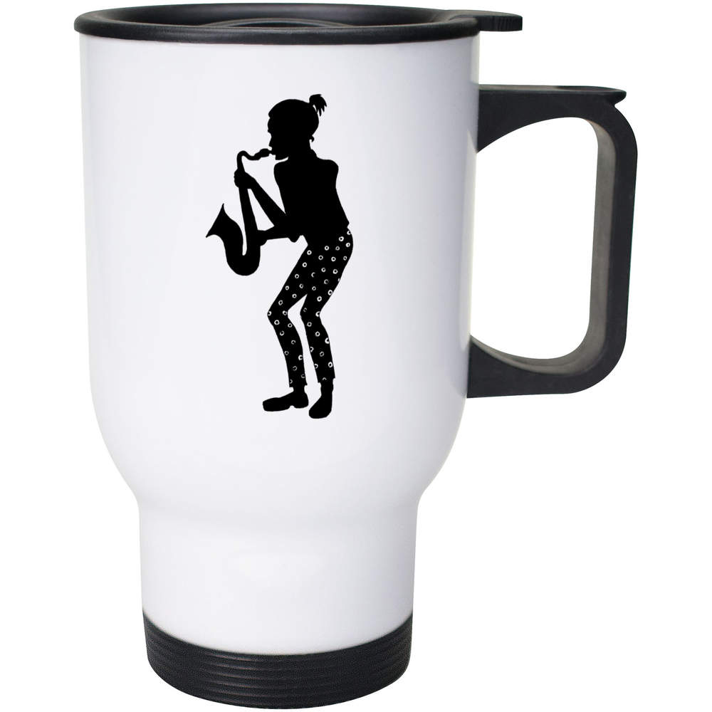400ml 'Jazz Musician' Reusable Coffee / Travel Mug (MG00022552)