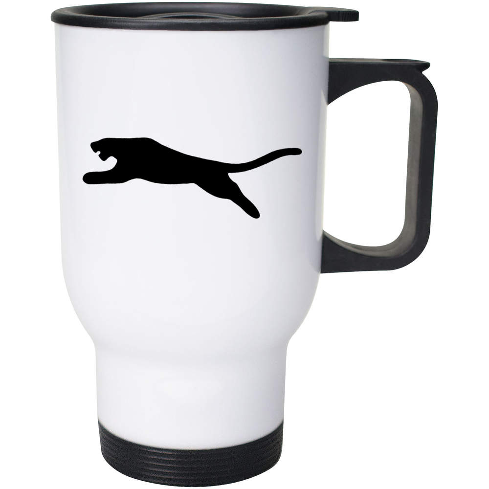 400ml 'Panther Leap' Reusable Coffee / Travel Mug (MG00029440)