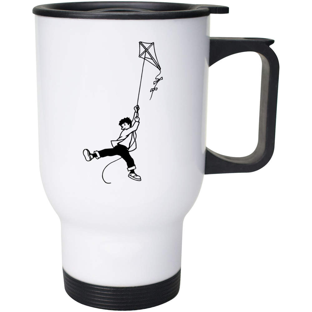 400ml 'Boy With Kite' Reusable Coffee / Travel Mug (MG00033580)