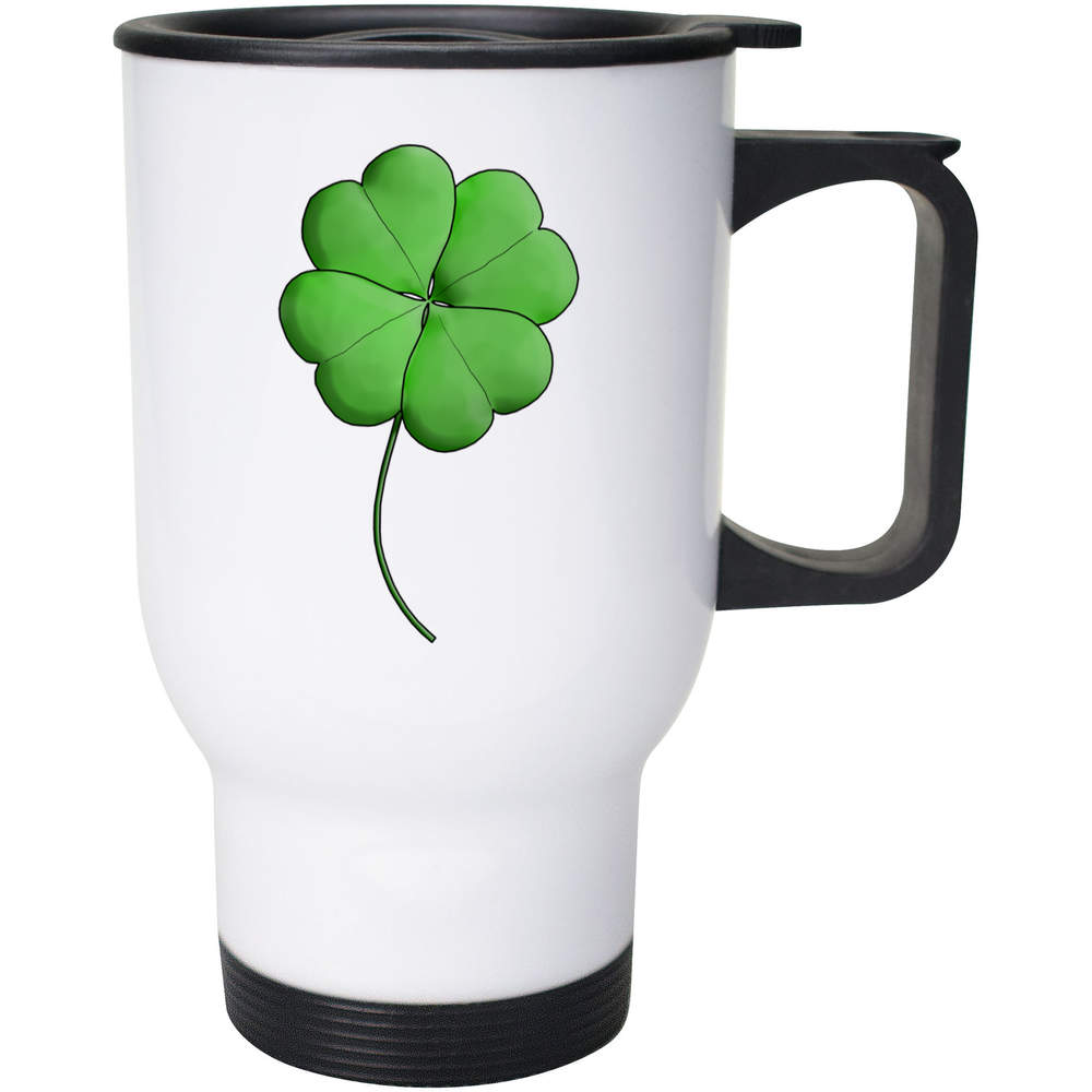 400ml 'Four Leaf Clover' Reusable Coffee / Travel Mug (MG00043564)