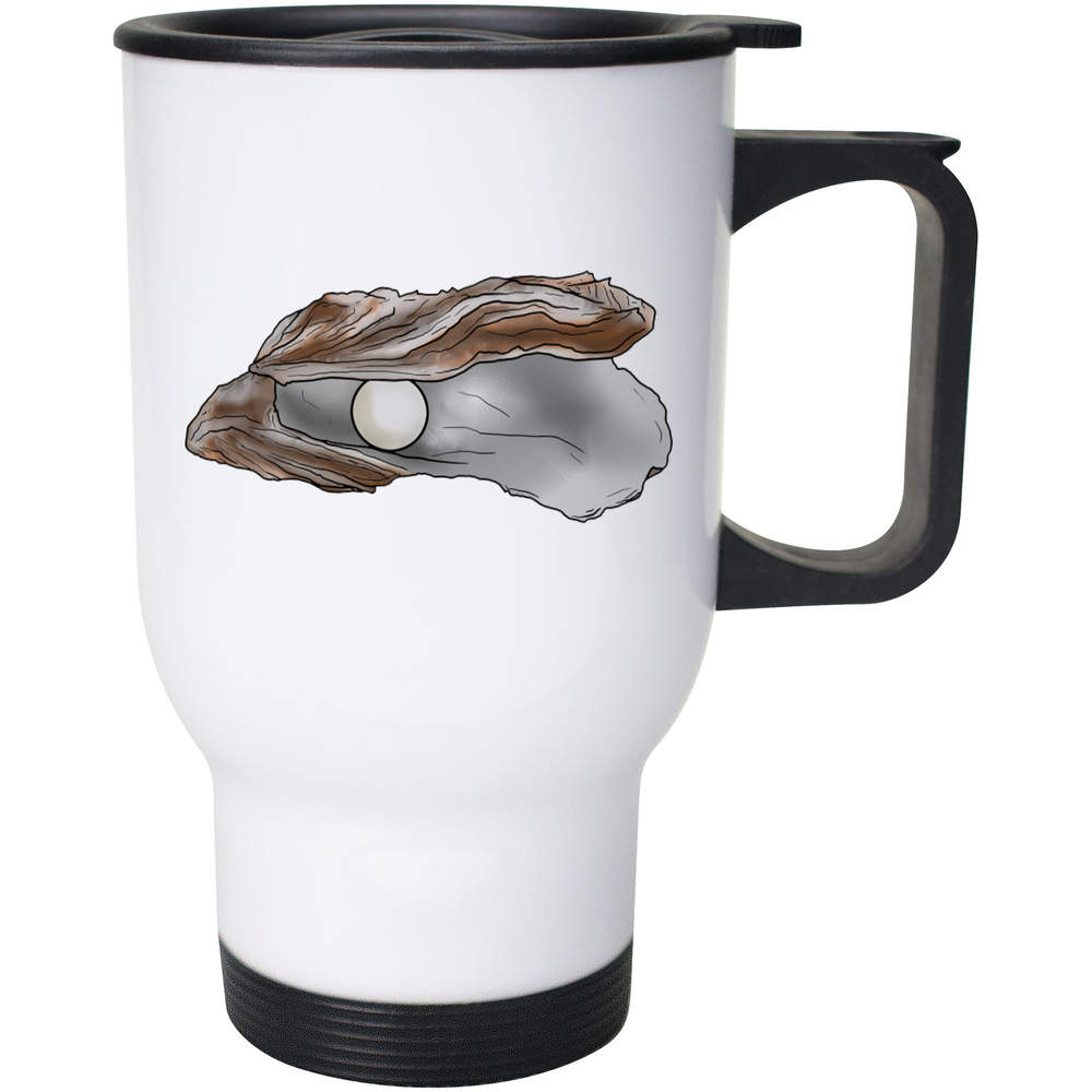 400ml 'Pearl Oyster' Reusable Coffee / Travel Mug (MG00044086)