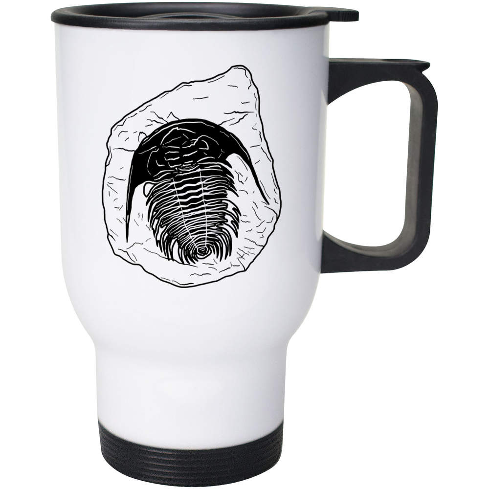 400ml 'Trilobite Fossil' Reusable Coffee / Travel Mug (MG00044532)