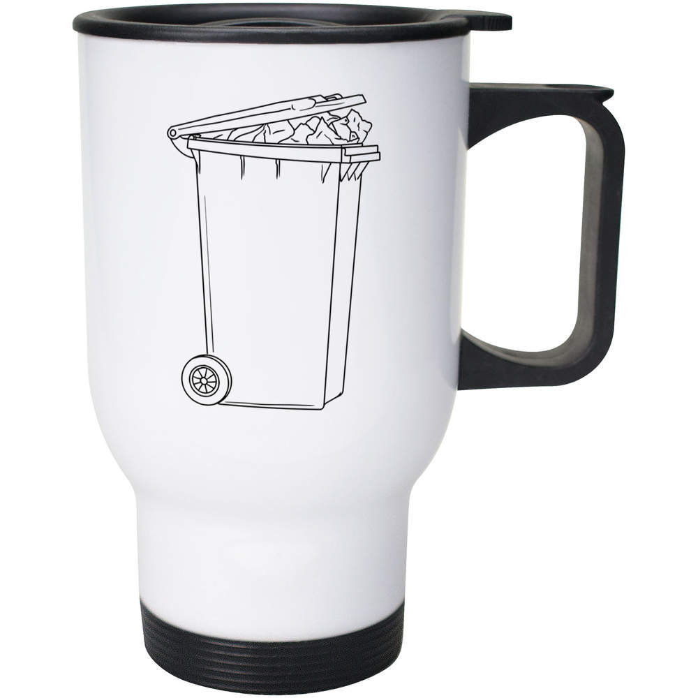 400ml 'Wheelie Bin' Reusable Coffee / Travel Mug (MG00052172)