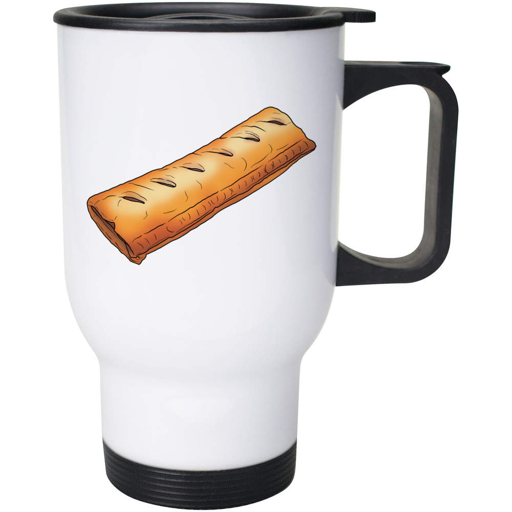 400ml 'Sausage Roll' Reusable Coffee / Travel Mug (MG00061997)