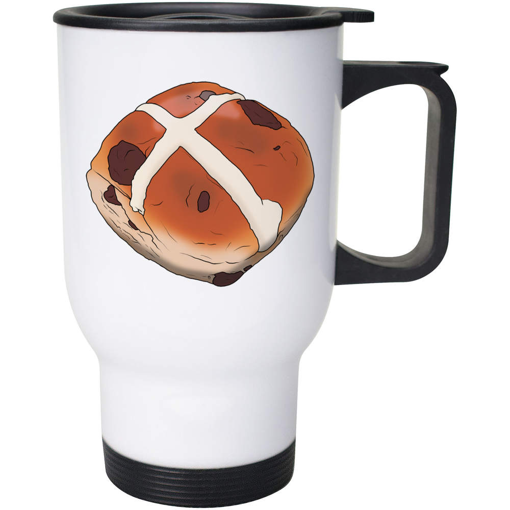 400ml 'Hot Cross Bun' Reusable Coffee / Travel Mug (MG00062853)