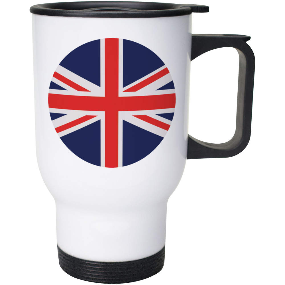 400ml 'United Kingdom Union Jack' Reusable Coffee / Travel Mug (MG00067233)