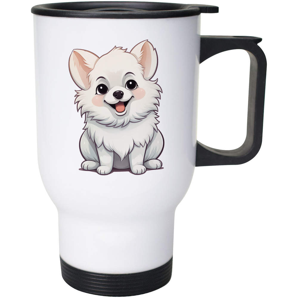 400ml 'American Eskimo' Reusable Coffee / Travel Mug (MG00068303)