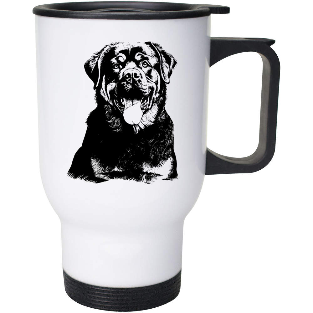 400ml 'Rottweiler' Reusable Coffee / Travel Mug (MG00069109)