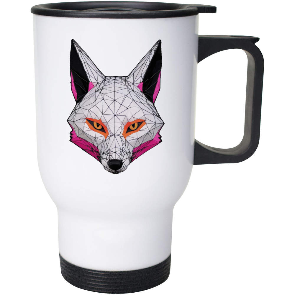 400ml 'Cyber Fox' Reusable Coffee / Travel Mug (MG00074559)