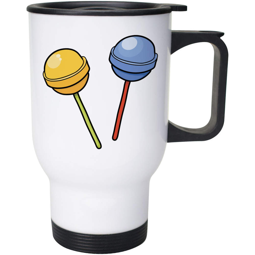 400ml 'Colorful Lollipop' Reusable Coffee / Travel Mug (MG00076684)