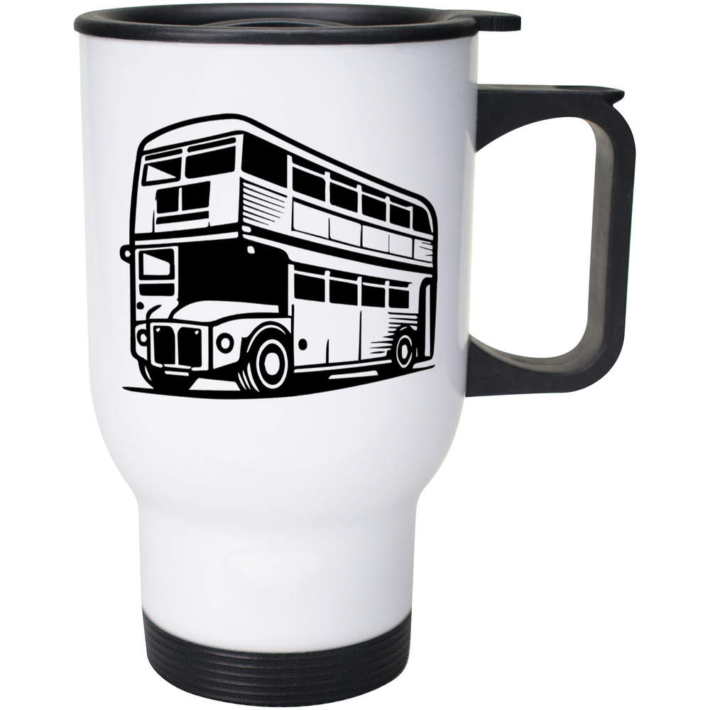 400ml 'Double Decker Bus' Reusable Coffee / Travel Mug (MG00076768)