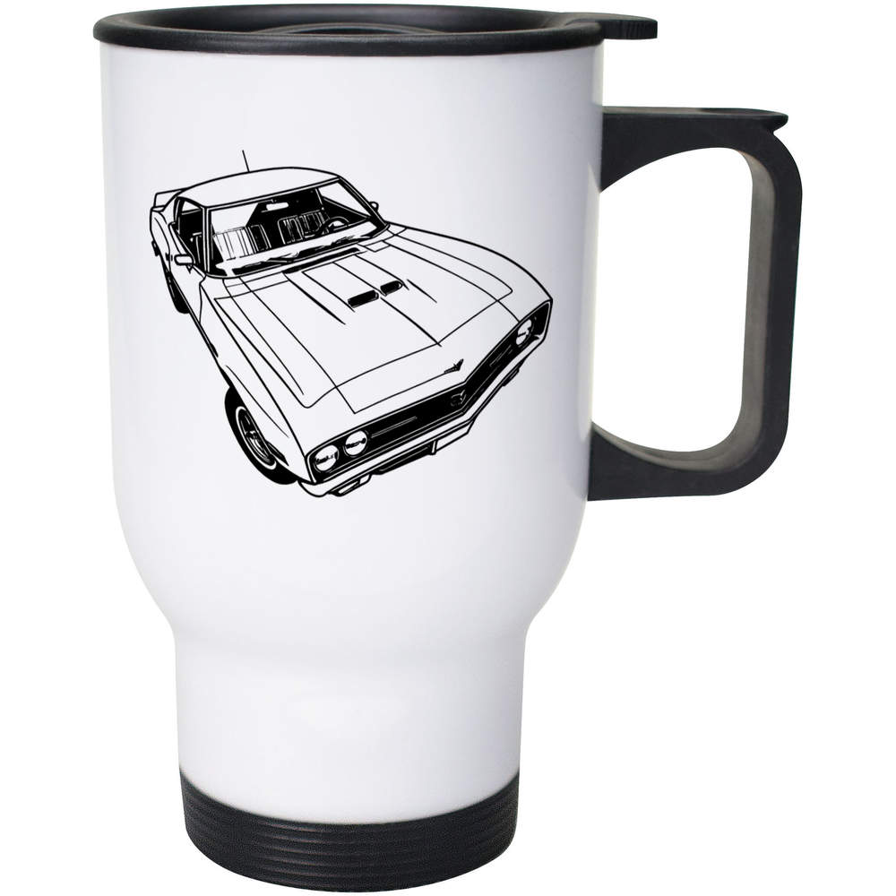 400ml 'Maverick Cars' Reusable Coffee / Travel Mug (MG00080972)