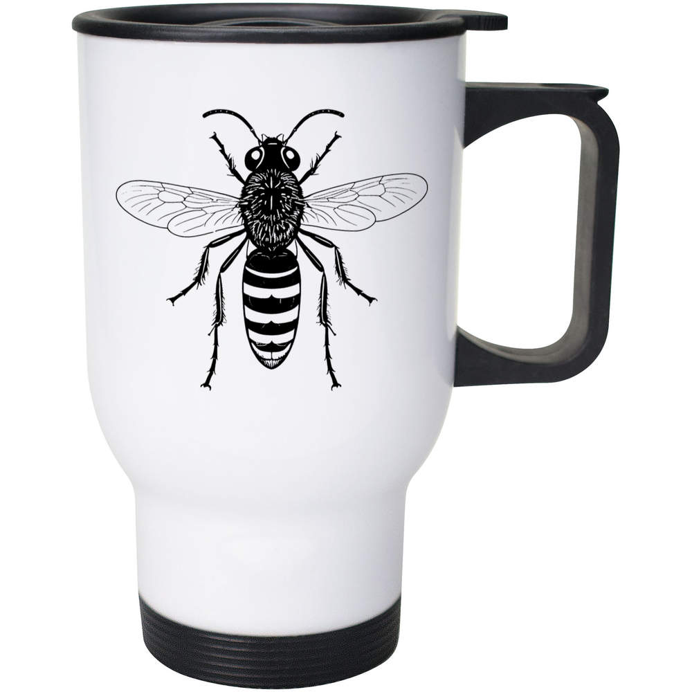 400ml 'Sawfly Insect' Reusable Coffee / Travel Mug (MG00081078)