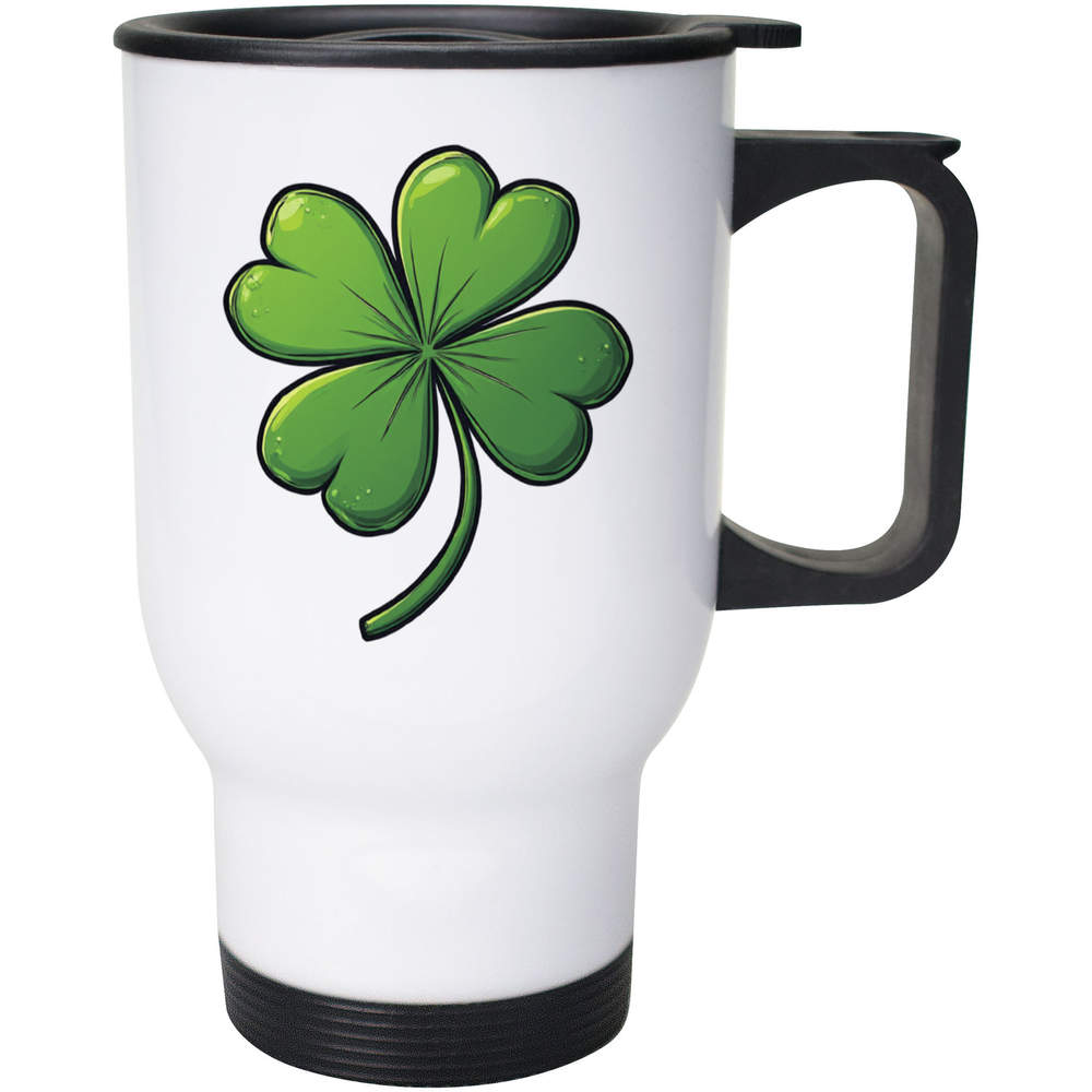 400ml 'Four Leaf Clover' Reusable Coffee / Travel Mug (MG00083179)