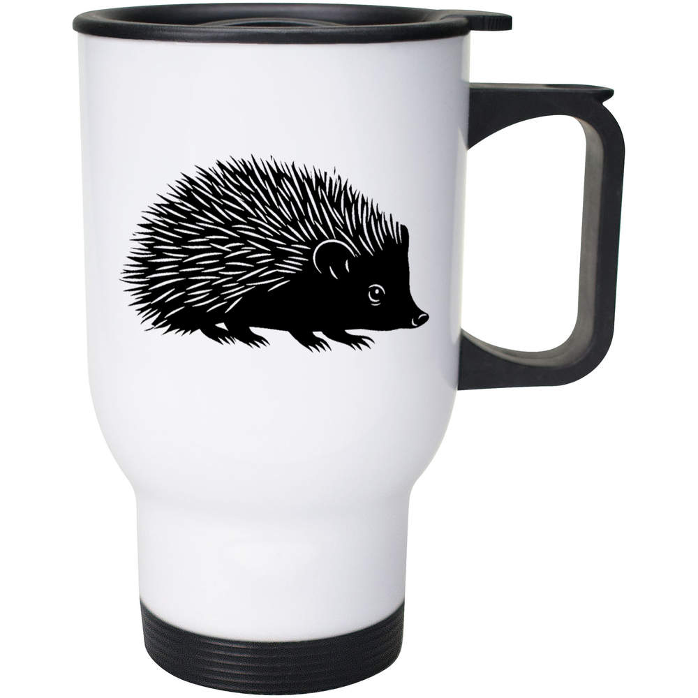 400ml 'Hedgehog Side Profile' Reusable Coffee / Travel Mug (MG00083249)