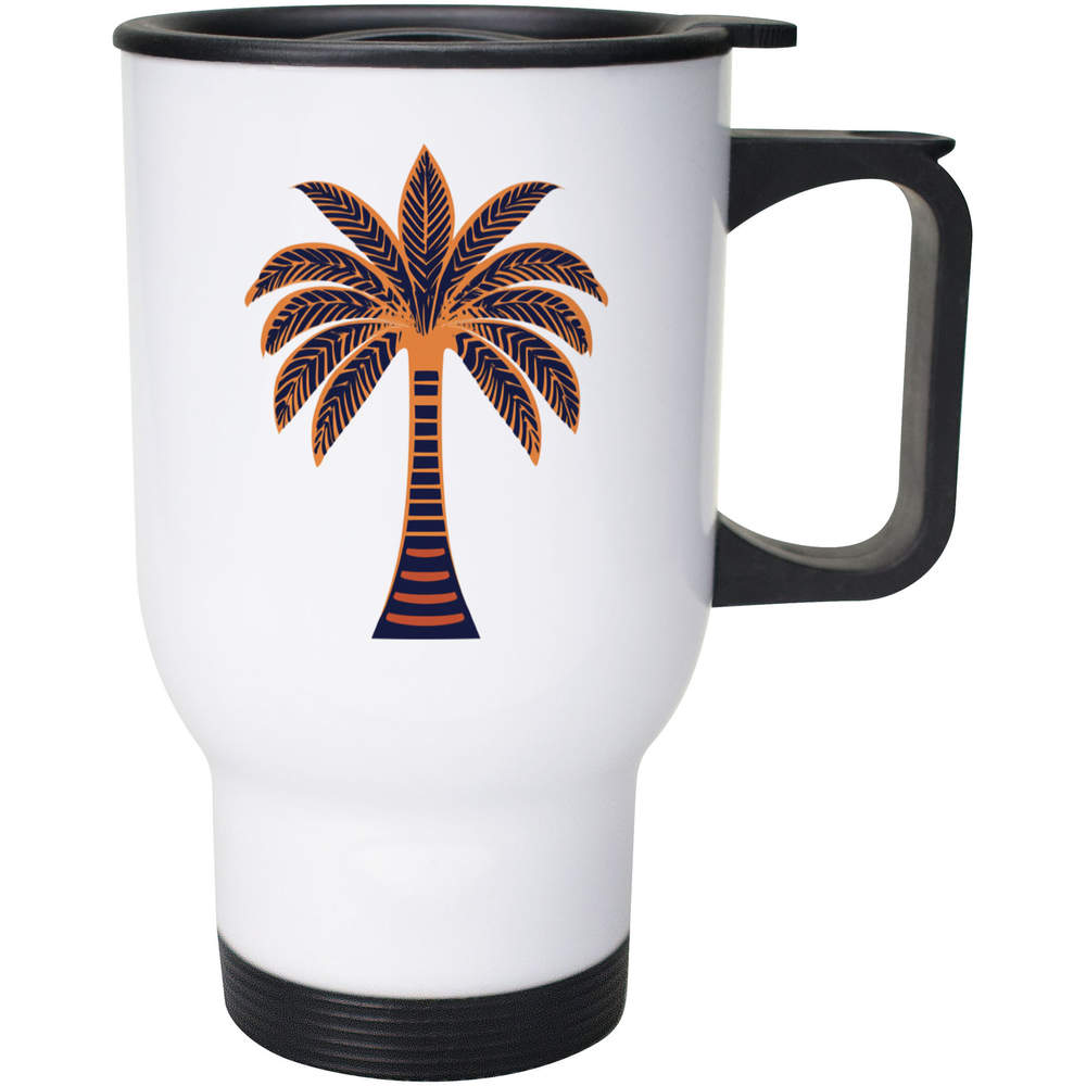 400ml 'Indian Palm Tree ' Reusable Coffee / Travel Mug (MG00084748)