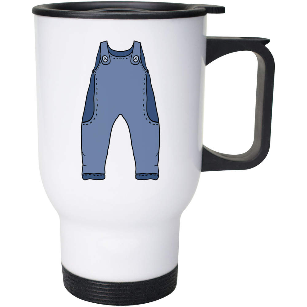 400ml 'Blue Dungarees' Reusable Coffee / Travel Mug (MG00085014)