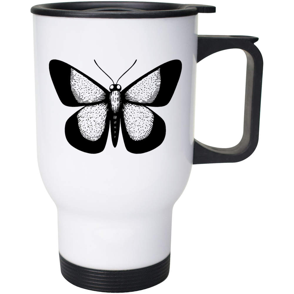 400ml 'Open Winged Butterfly' Reusable Coffee / Travel Mug (MG00086090)