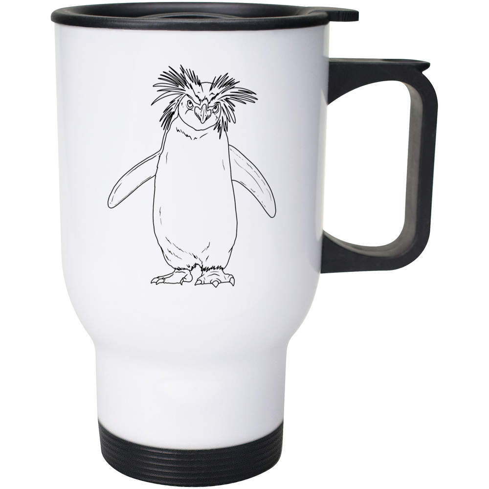 400ml 'Rockhopper Penguin' Reusable Coffee / Travel Mug (MG00087827)