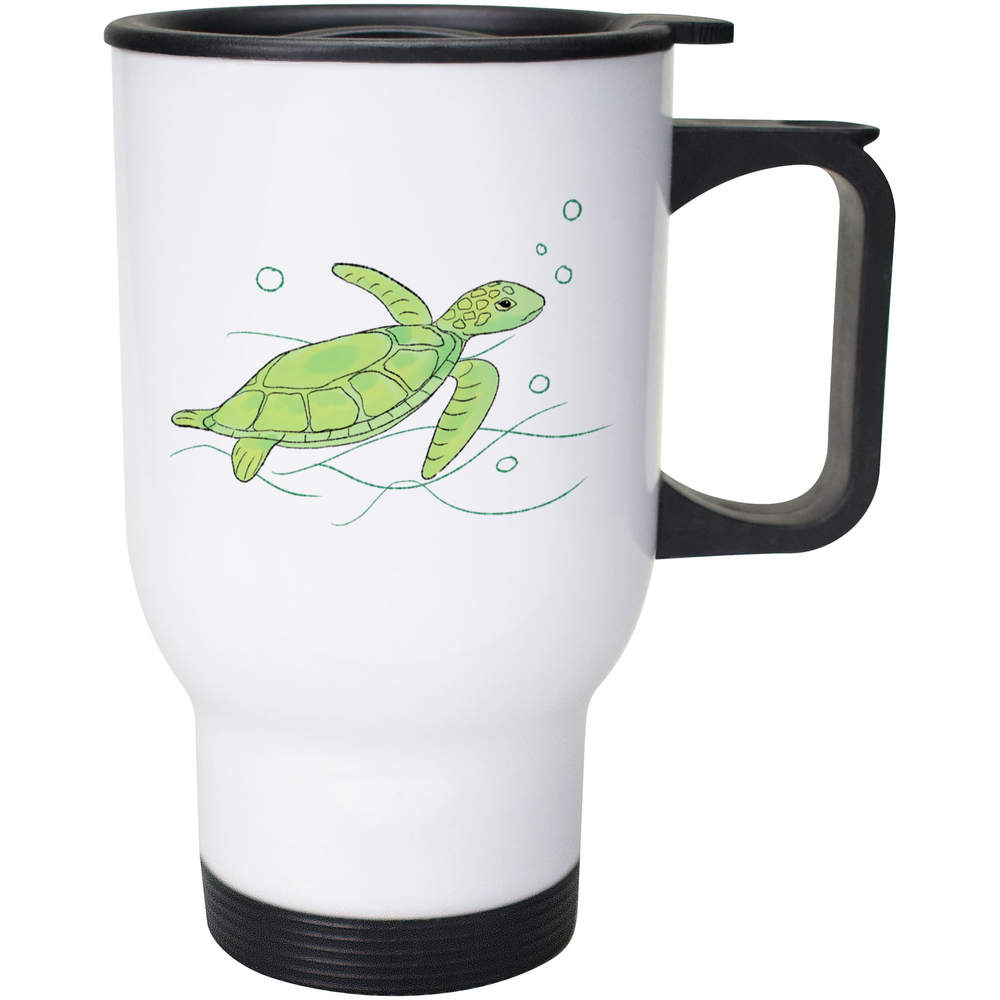 400ml 'Sea Turtle' Reusable Coffee / Travel Mug (MG00088571)