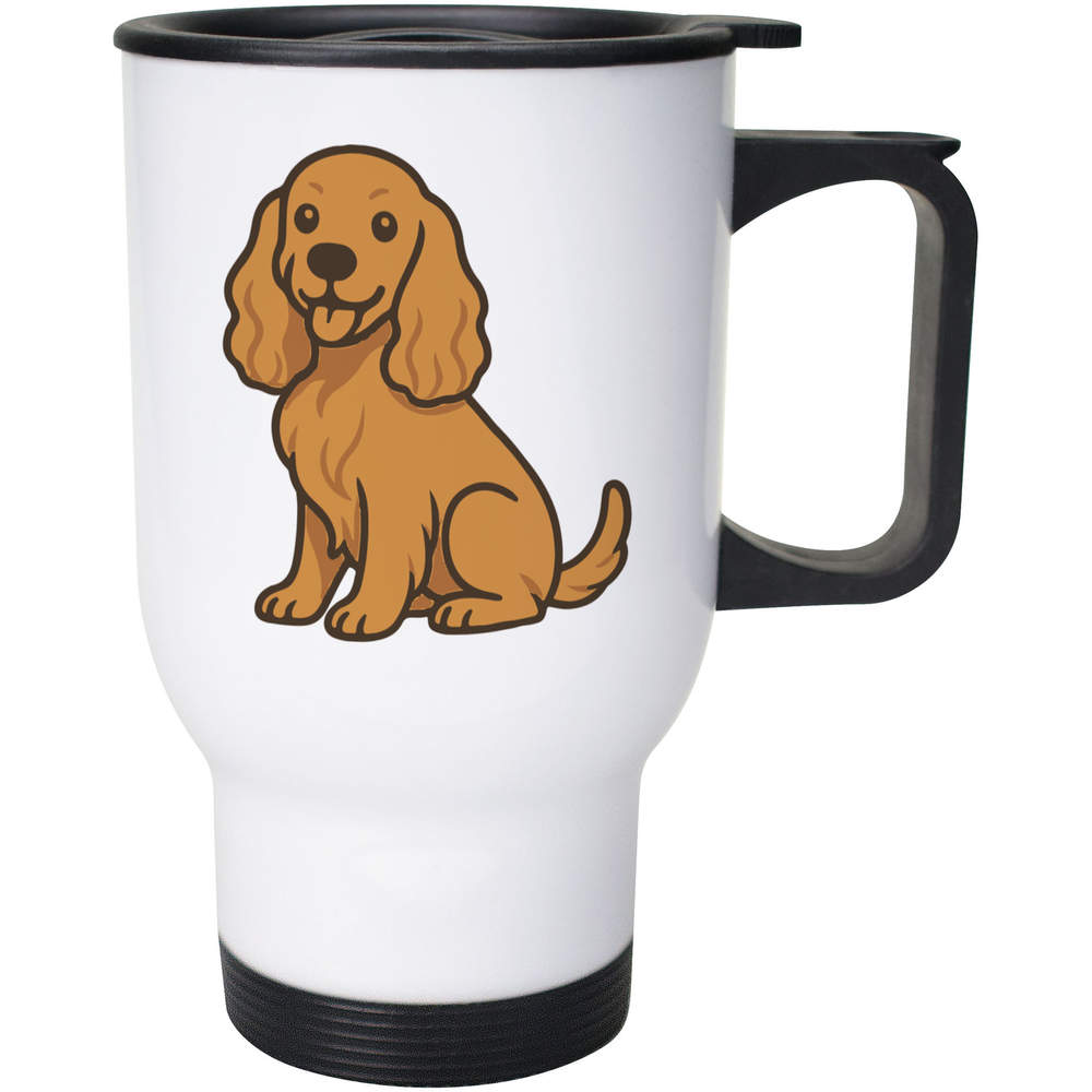 400ml 'English Cocker Spaniel' Reusable Coffee / Travel Mug (MG00089387)