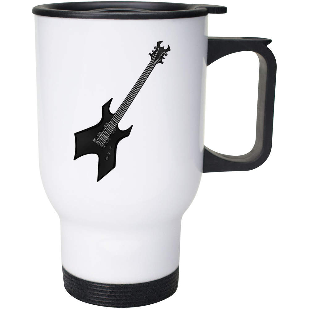 400ml 'Heavy Metal Guitar' Reusable Coffee / Travel Mug (MG00089649)
