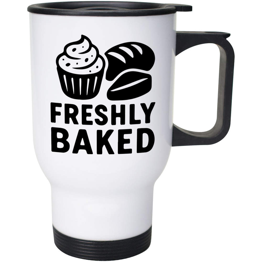 400ml 'Freshly Baked Goods' Reusable Coffee / Travel Mug (MG00091441)