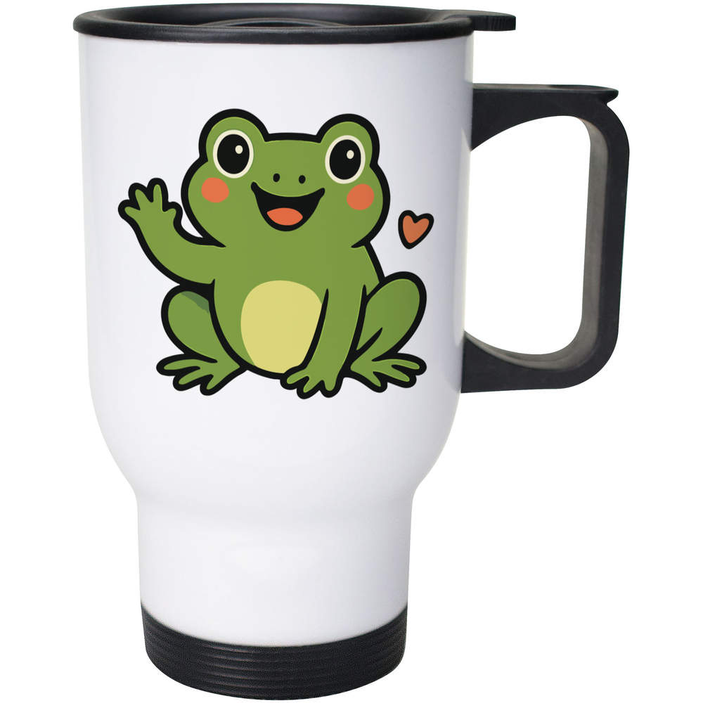 400ml 'Sweetheart Frog' Reusable Coffee / Travel Mug (MG00092071)