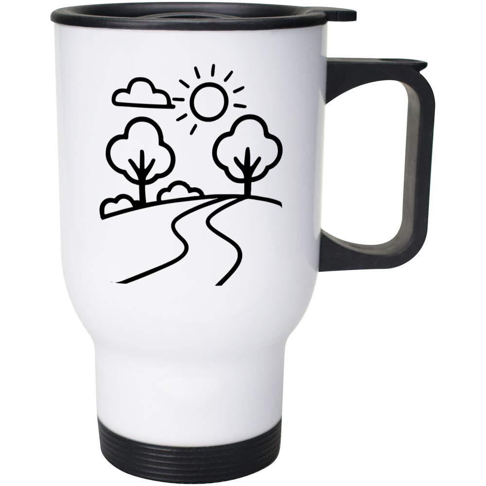 400ml 'Sunny Park Walk' Reusable Coffee / Travel Mug (MG00093654)