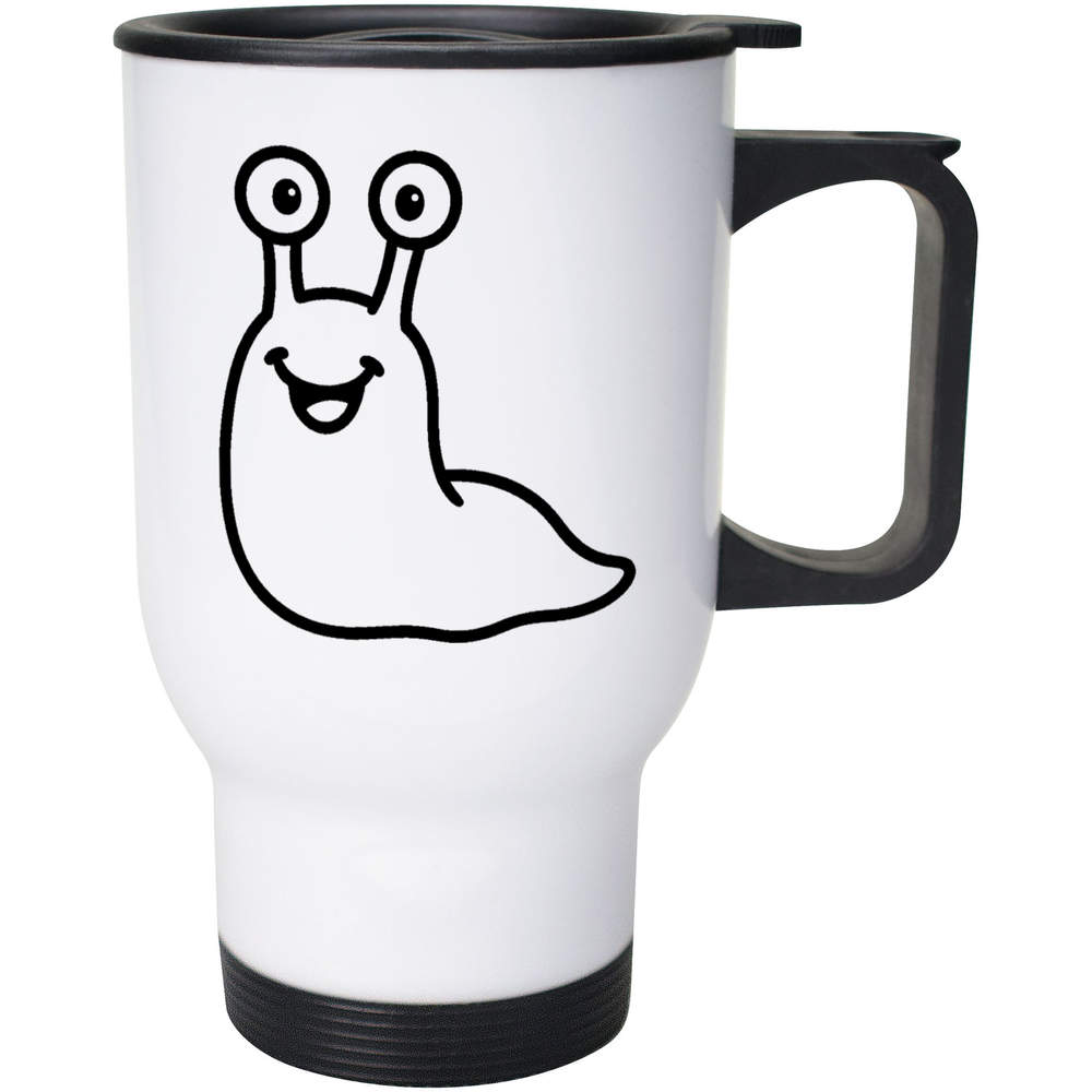 400ml 'Cute Happy Slug' Reusable Coffee / Travel Mug (MG00094058)