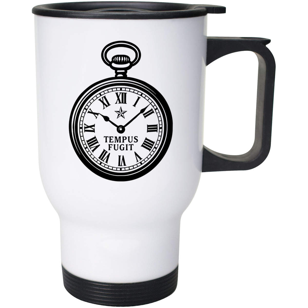 400ml 'Pocket Watch' Reusable Coffee / Travel Mug (MG00094783)