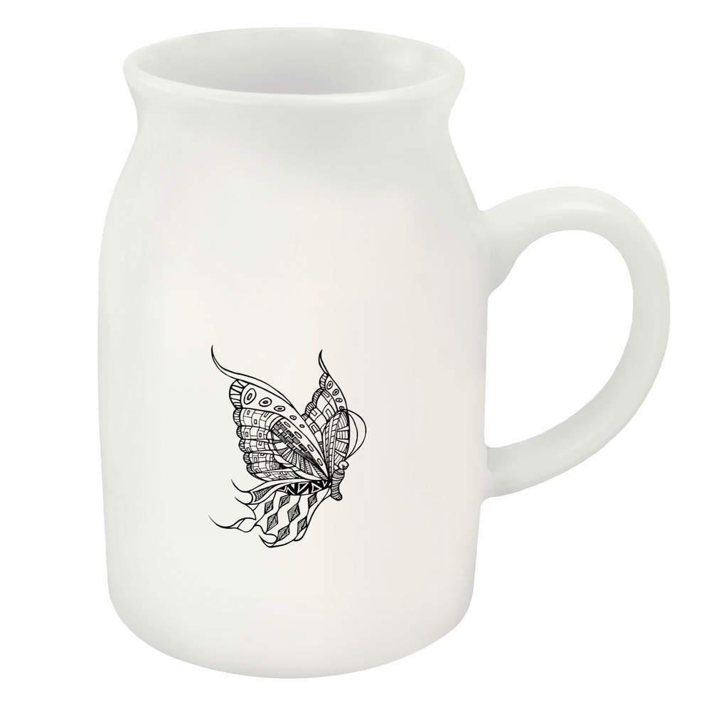 300ml 'Butterfly' Ceramic Milk Jug (MJ00001114)