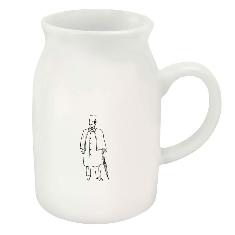 300ml 'Victorian Man' Ceramic Milk Jug (MJ00001377)