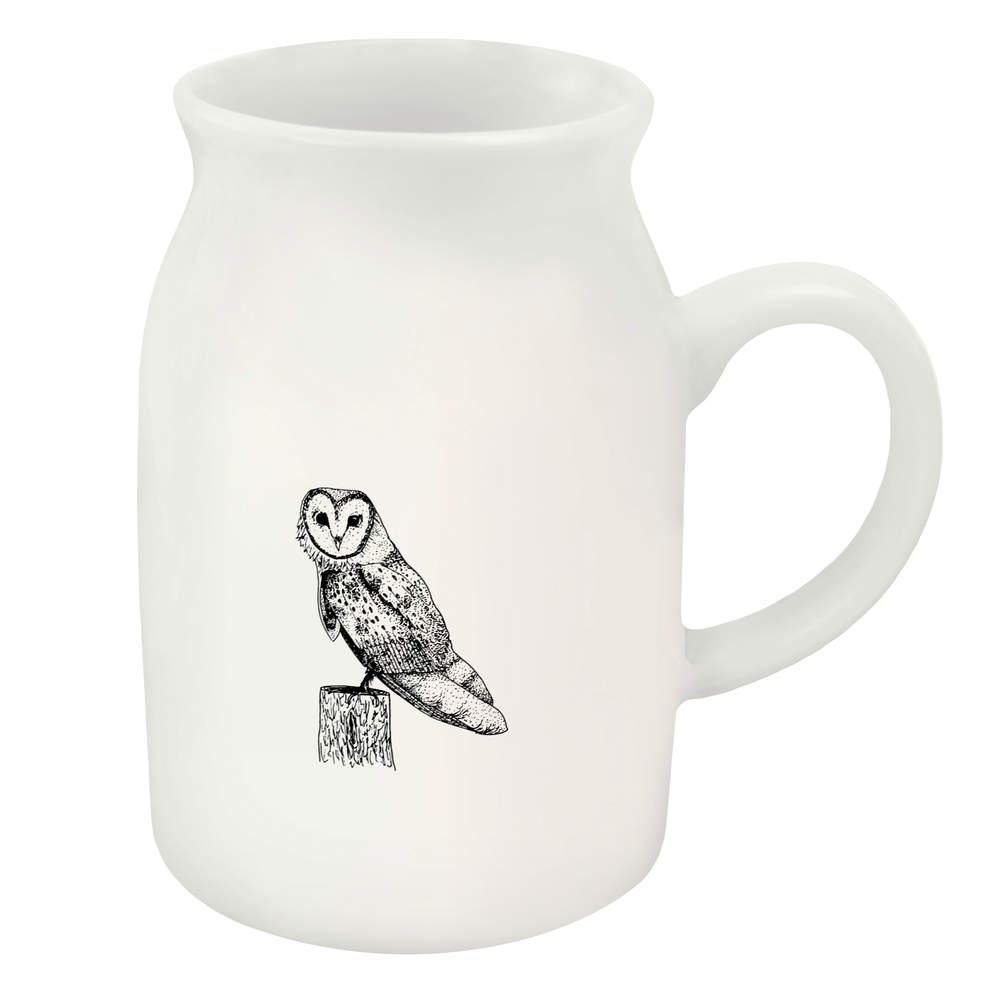 300ml 'Barn Owl' Ceramic Milk Jug (MJ00001694)